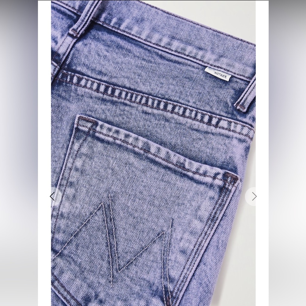 MOTHER The Desperado Heel High Rise Flare Jean in acid trip size 30 - Picture 6 of 11